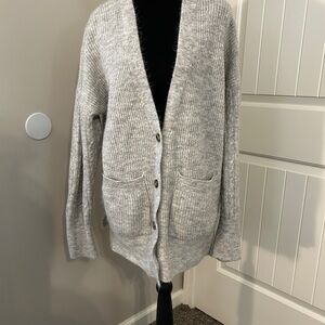 Sincerely Jules Light Gray Cardigan Sweater